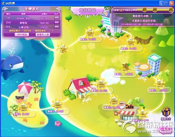 qq炫舞旅行挑戰第4期s搭配攻略 sss高分搭配技巧