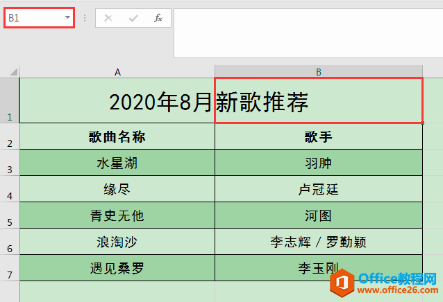 Excel辦公技巧：在不合并單元格的情況下使標題文字居中顯示