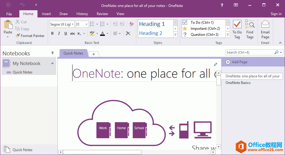 Windows 10  Office 365 c OneNote ďsPϵ