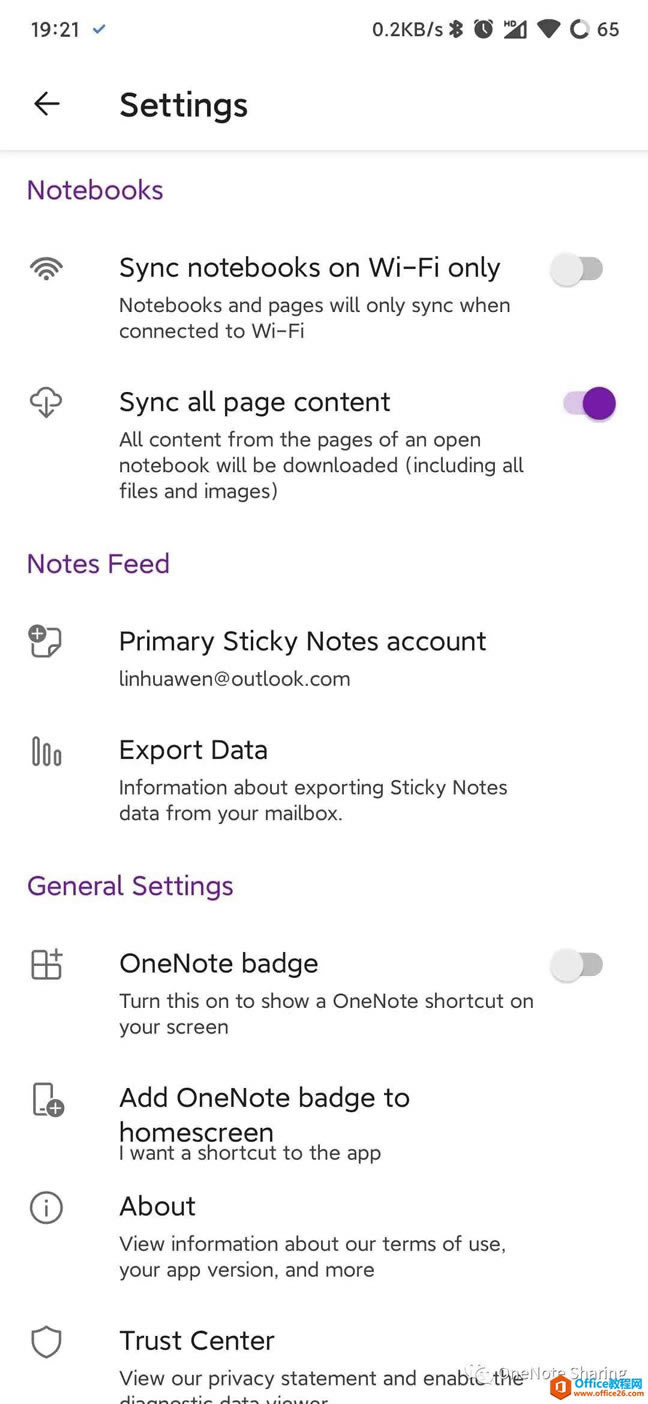 OneNote for Android UIĬJFeedrg4