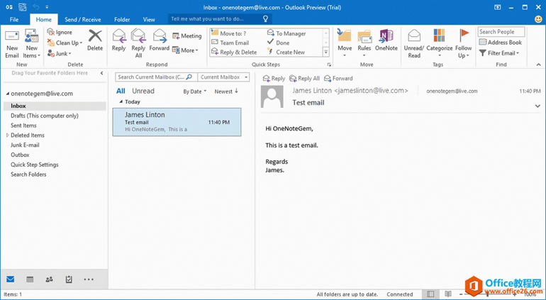  OneNote ģ棬ԭı(f) Outlook ]