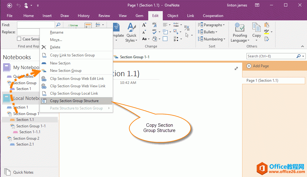 һ OneNote օ^MĽY