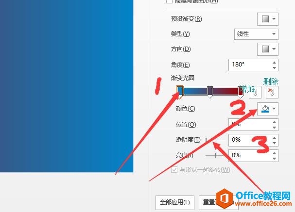 PPT漸變填充功能使用實(shí)例教程,PPT漸變主要是由一種到多種顏色的過渡填充效果