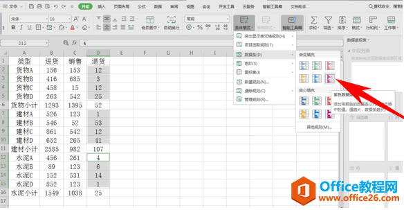 WPS excel三種讓數據易讀化的辦法