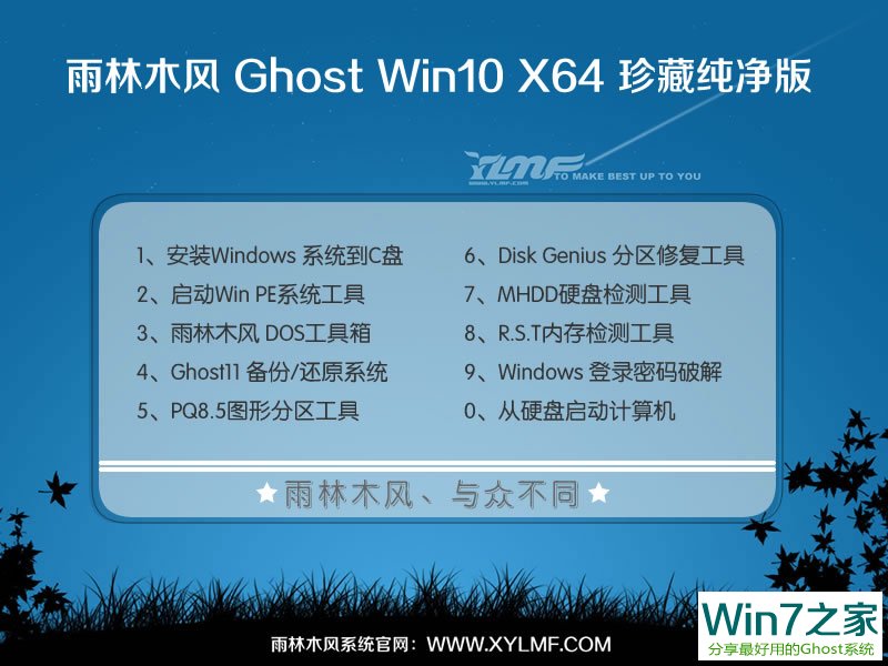 WIN10雨林木風